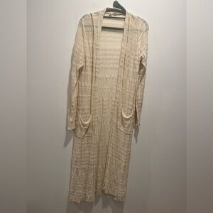 Anthropologie Moth Duster Cardigan